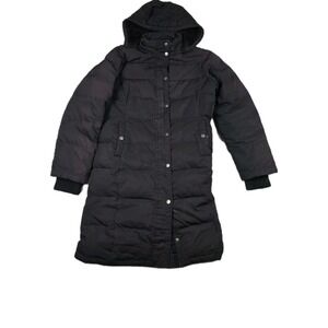 Lady Foot Locker Women's Size Medium‎ Black Down Feather Puffer Coat